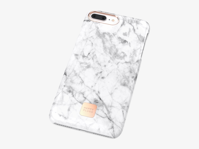 White Marbleiphone 8/7 Plus Case - Happy Plugs Slim Case Iphone 7 White Marble, transparent png download