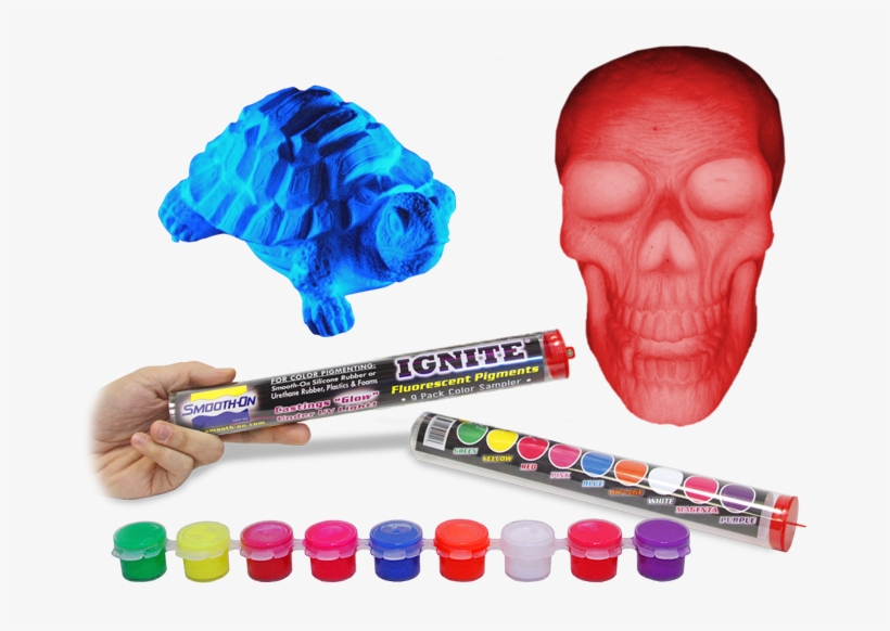 The Fluorescent Or "glow" Effect Is Maximized Under - Smooth On Ignite Blue, transparent png download