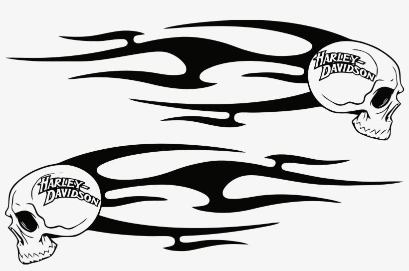Decals Airbrush Gas Tank Stencils Vinyl - Harley Davidson, transparent png download