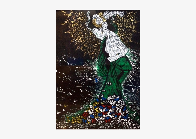 This Work Of Alessio Girella, Illuminated By Led Light - Painting, transparent png download