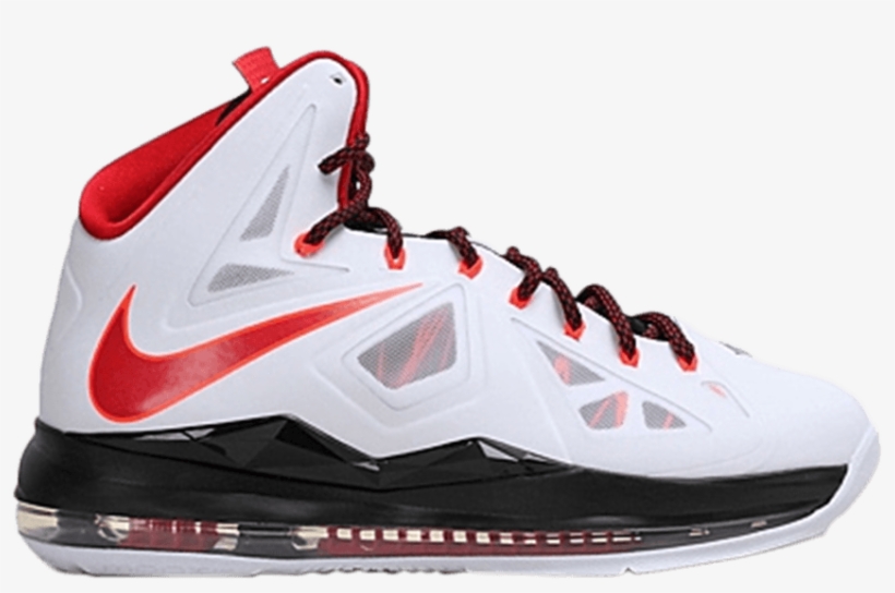 Lebron 10 Xdr 'miami Heat Home' - Lebron 10 All Colorways, transparent png download