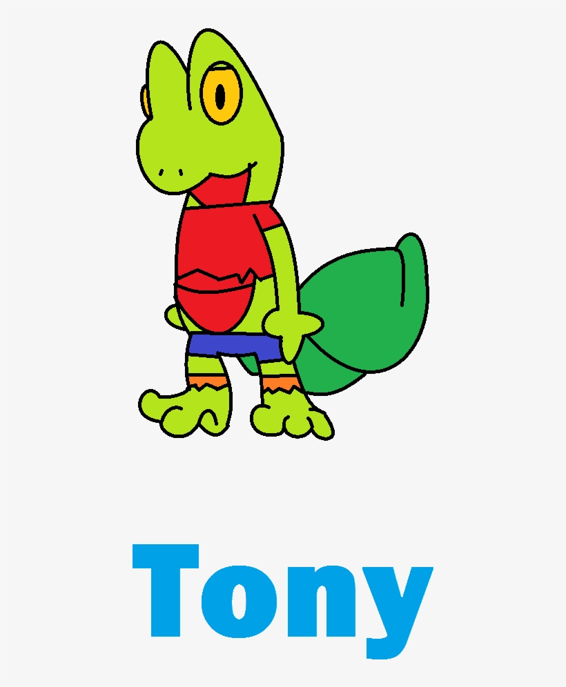 Tony The Treecko - Cartoon, transparent png download