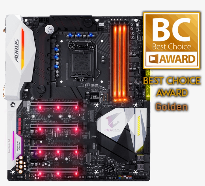 Ga Z270x Gaming 9 - Gigabyte Aorus Ga Z270x Gaming K7, transparent png download