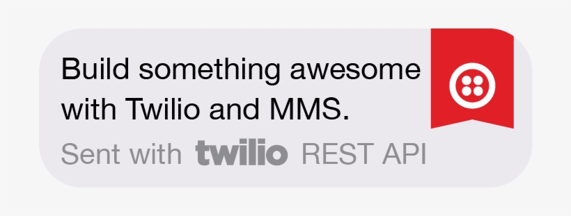 How To Send Your Users A Branded Sms Using Twilio Mms - Twilio, transparent png download
