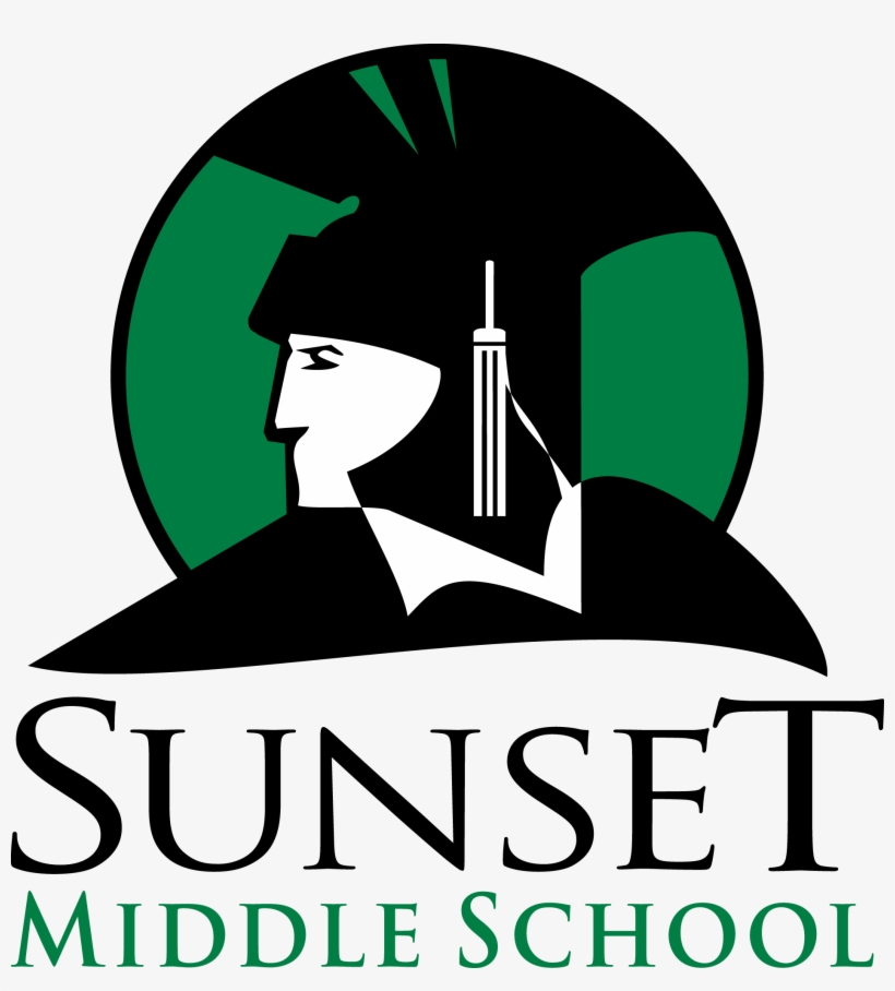 Sunset Logos - Sunset Middle School Spartans, transparent png download