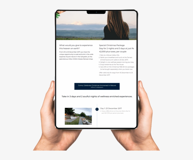 Customers Swarm To The Cradle Of Nature In The Sahyadris - Marketing, transparent png download