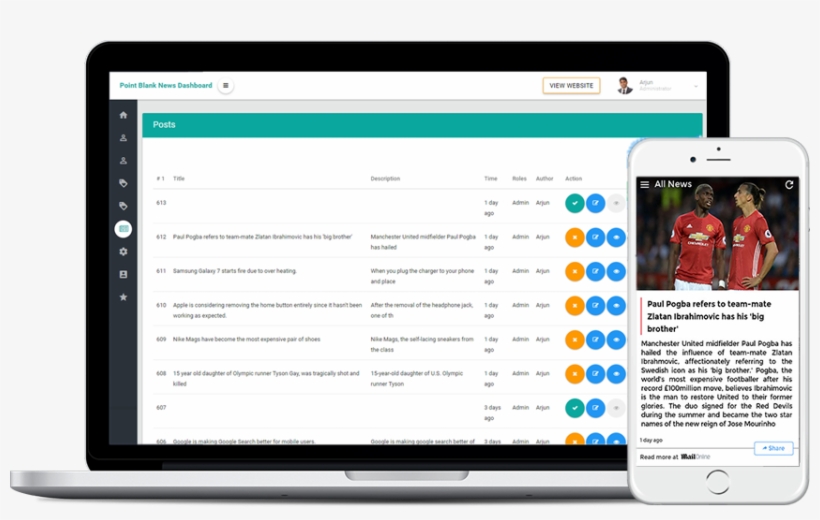 News Inshorts Clone Script - Script Ipad App, transparent png download