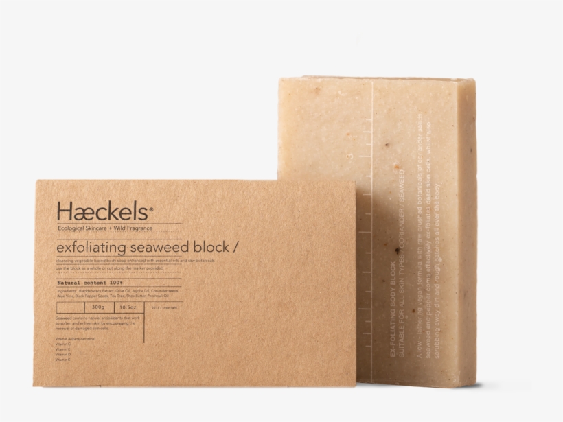 Large Exfoliating Vegan Seaweed Block - Exfoliation, transparent png download