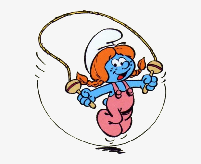 Door Een Toverspreuk Van Gargamel Werd Sassette Uit - Schlümpfe Sassette, transparent png download