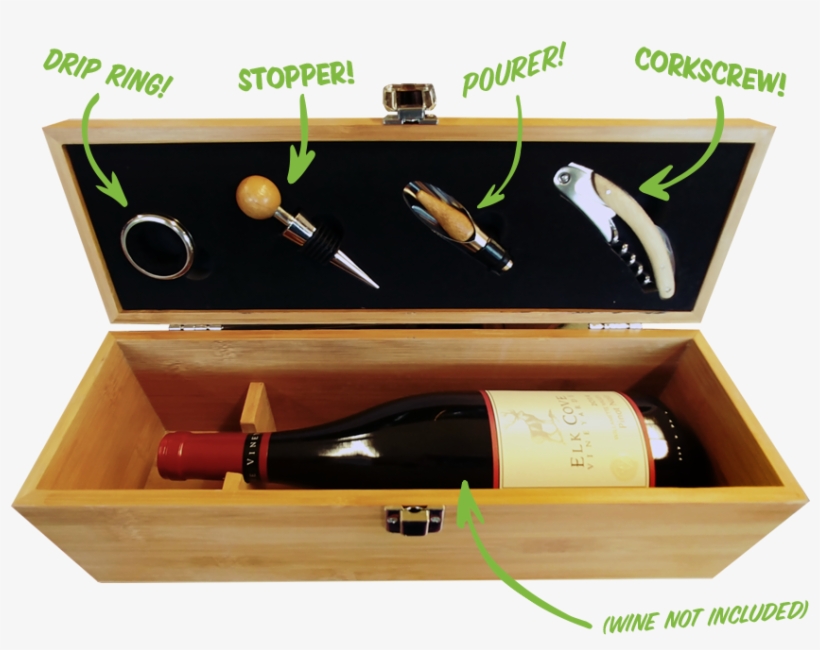 Enclose Your Gift Bottle In This Light Bamboo Wood - Portable Network Graphics, transparent png download