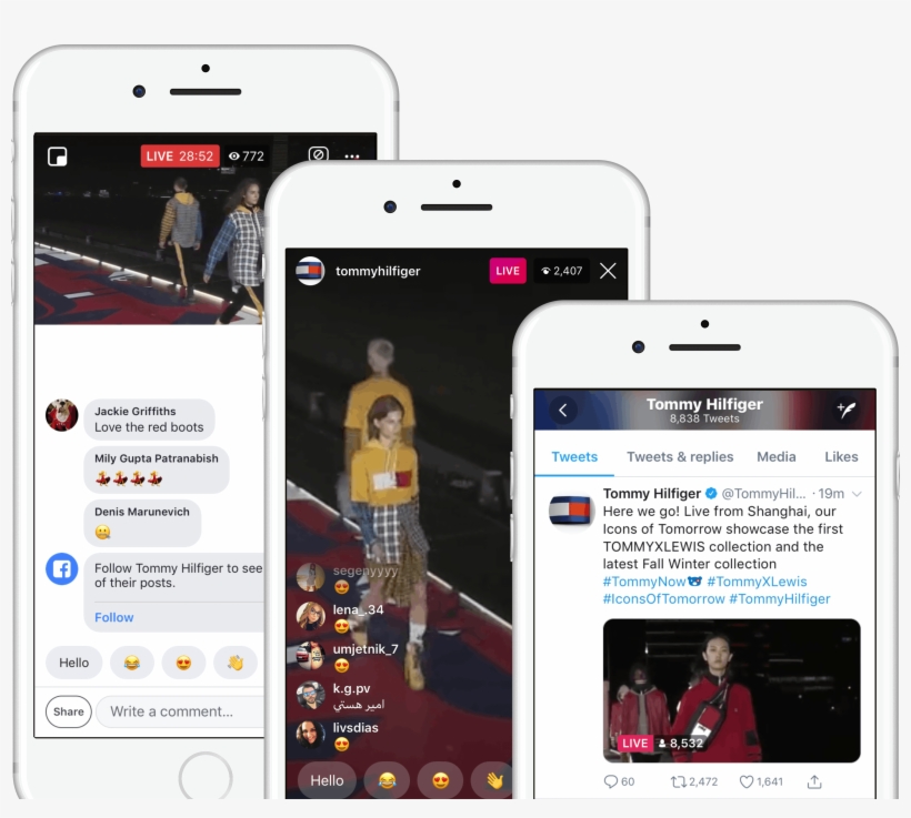 The Live Show Was Streamed In Parallel To Several Facebook, - Iphone, transparent png download