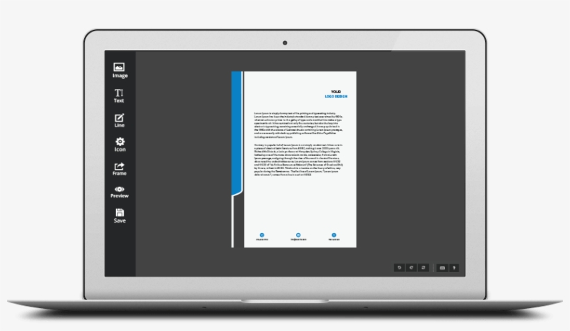 Get Distinct Letterhead Designs With Our Free Letterhead - Flat Panel Display, transparent png download