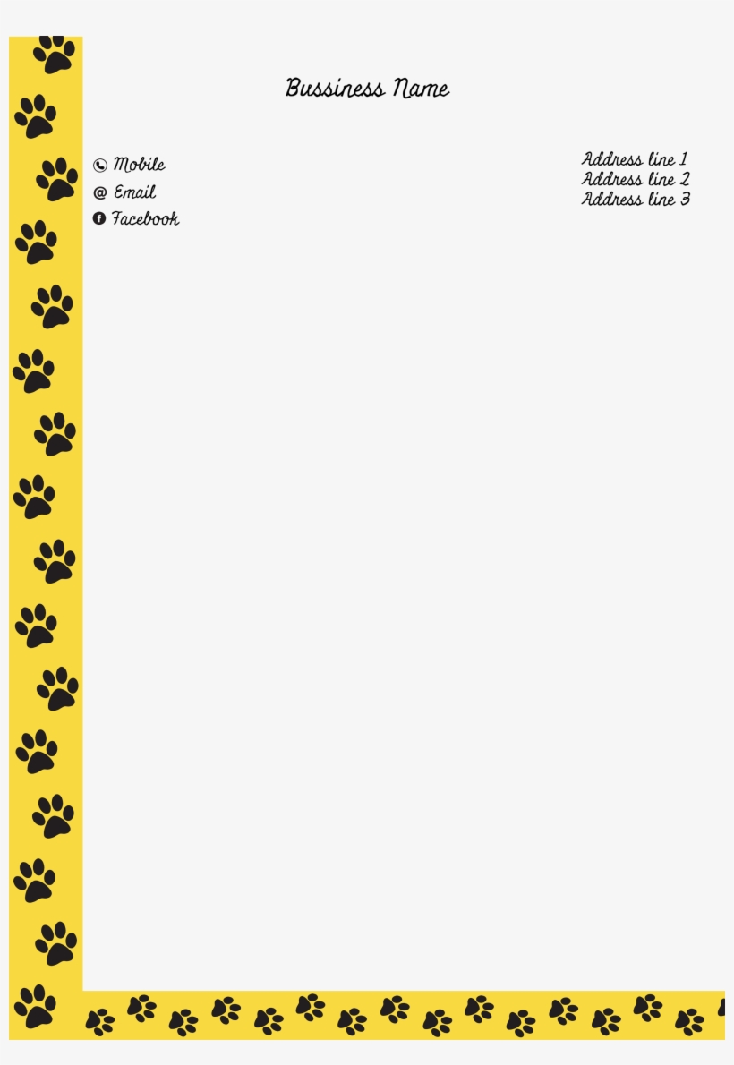 Letterheads Templates - Imprimatur Printing Services Pvt Ltd., transparent png download