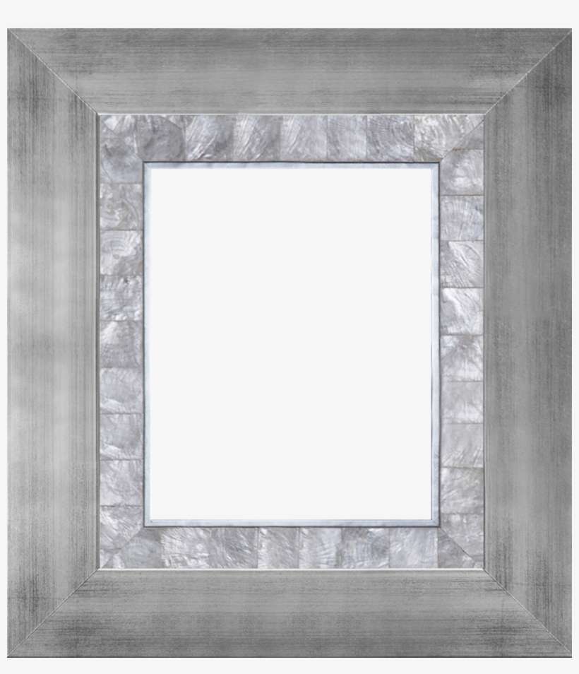 Grazed Silver King And Silver Pearl Custom Stacked - Silver Pearl Frame 8" X 10" Museum Frame, transparent png download