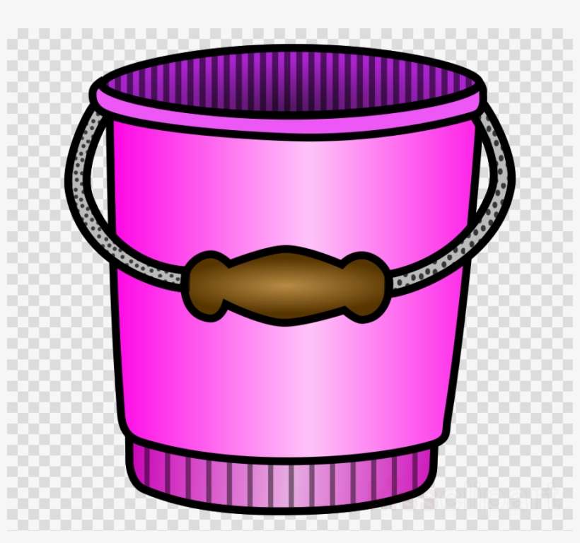 Bucket Clipart Wooden Bucket Clip Art - Eimer Clipart, transparent png download