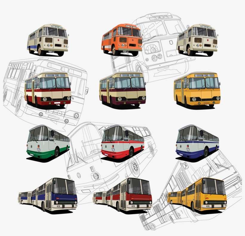 Bus, transparent png download