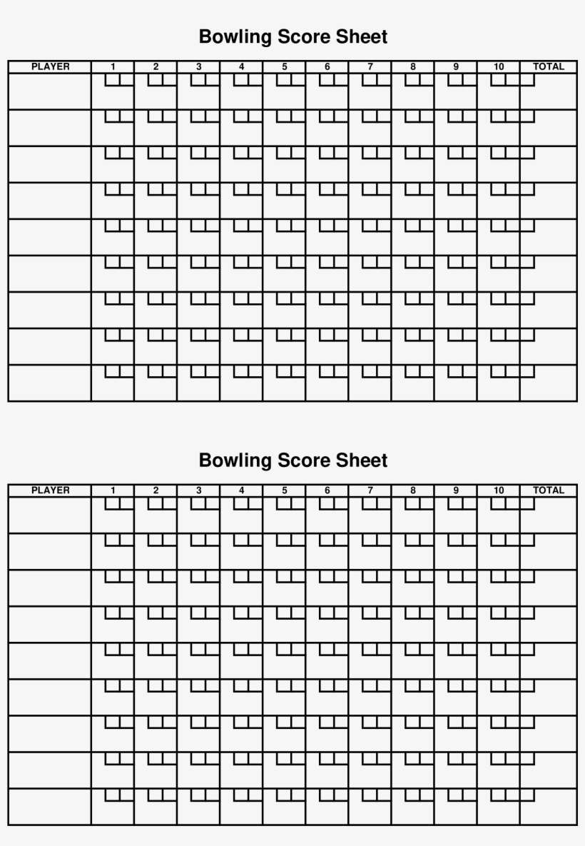 Printable Allbusinesstemplates Com - Ten-pin Bowling, transparent png download