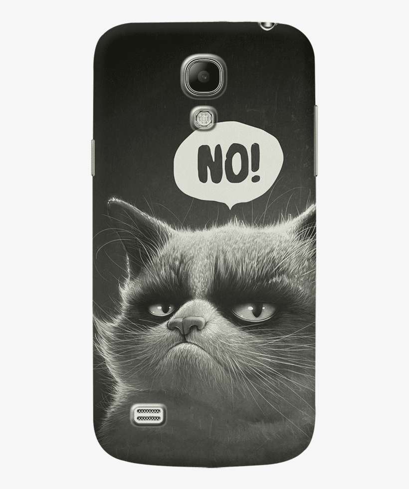 Dailyobjects Grumpy Puss Case For Samsung Galaxy S4 - Grumpy Xmas Canvas Print - Small By Dr. Lukas Brezak, transparent png download