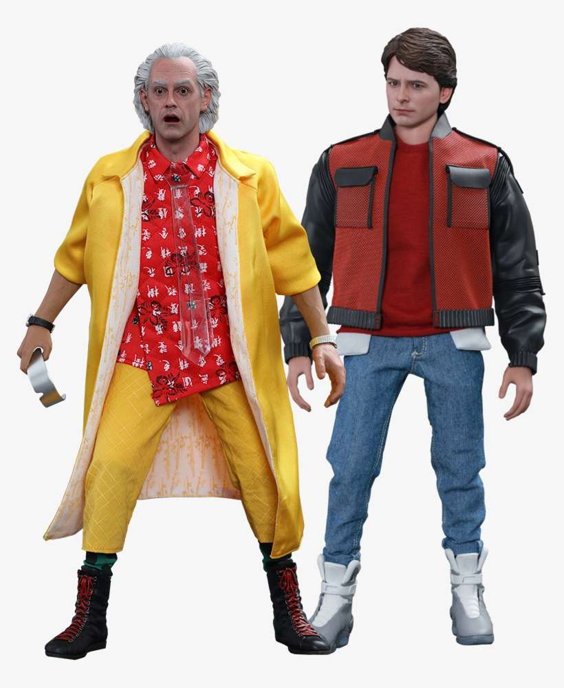 Back To The Future - Back To The Future 2 Dr Emmett Brown Action Figure, transparent png download