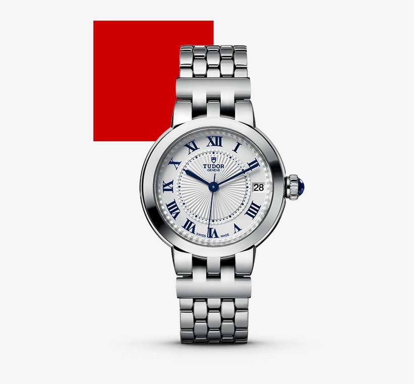 Using The Brand's Historic Aesthetic Codes - Tudor Clair De Rose Diamond Dot 30mm Watch 35500, transparent png download