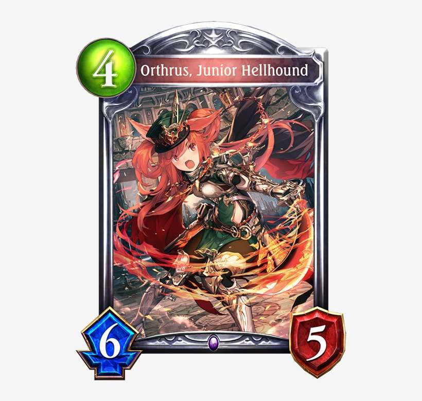 Unevolved Orthrus, Junior Hellhound Evolved Orthrus, - Shadowverse Disciple Of Truth, transparent png download