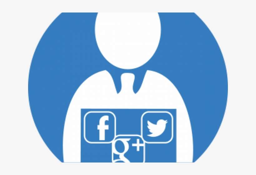 Social Media Icons Clipart Generic - Social Media User Icon, transparent png download