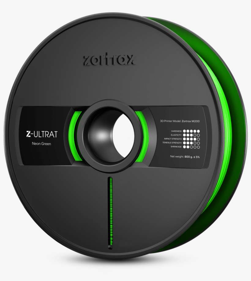 Zortrax Z-ultrat Neon Green - Zortrax Z Asa, transparent png download
