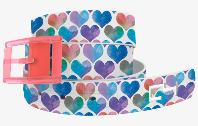 Watercolor Hearts Blue Classic - Watercolor Painting, transparent png download