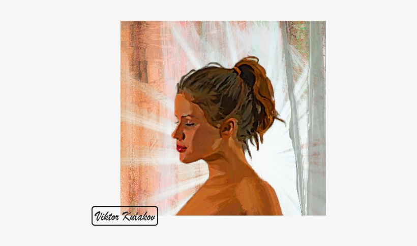 Digital Portrait - Blond, transparent png download