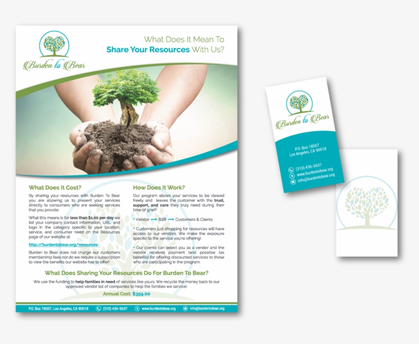 Burden To Bear Flyer Design - Bear, transparent png download