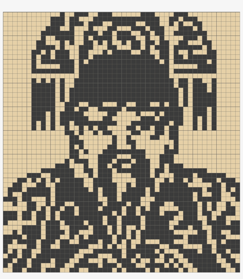 Solution For Original Crossme Level - Nonogram, transparent png download