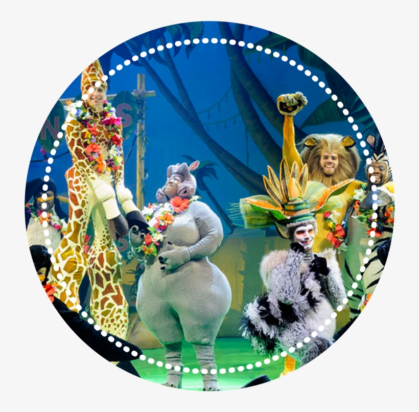 Madagascar, The Musical That Competes With The Lion - Madagascar Musical Adventure, transparent png download