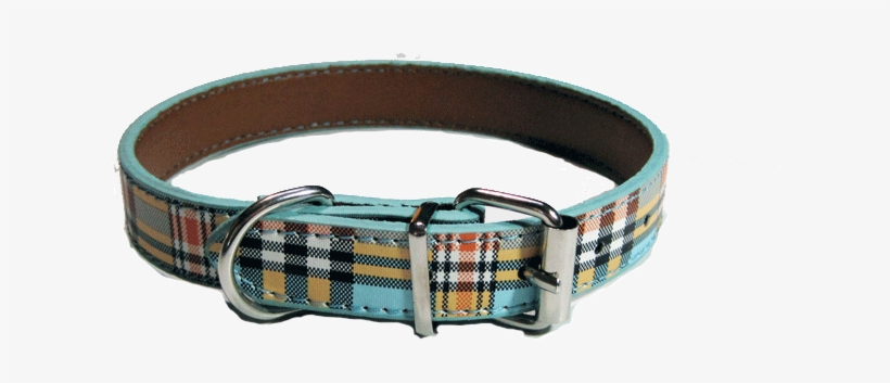Plaid Pet Collar Medium - Belt, transparent png download