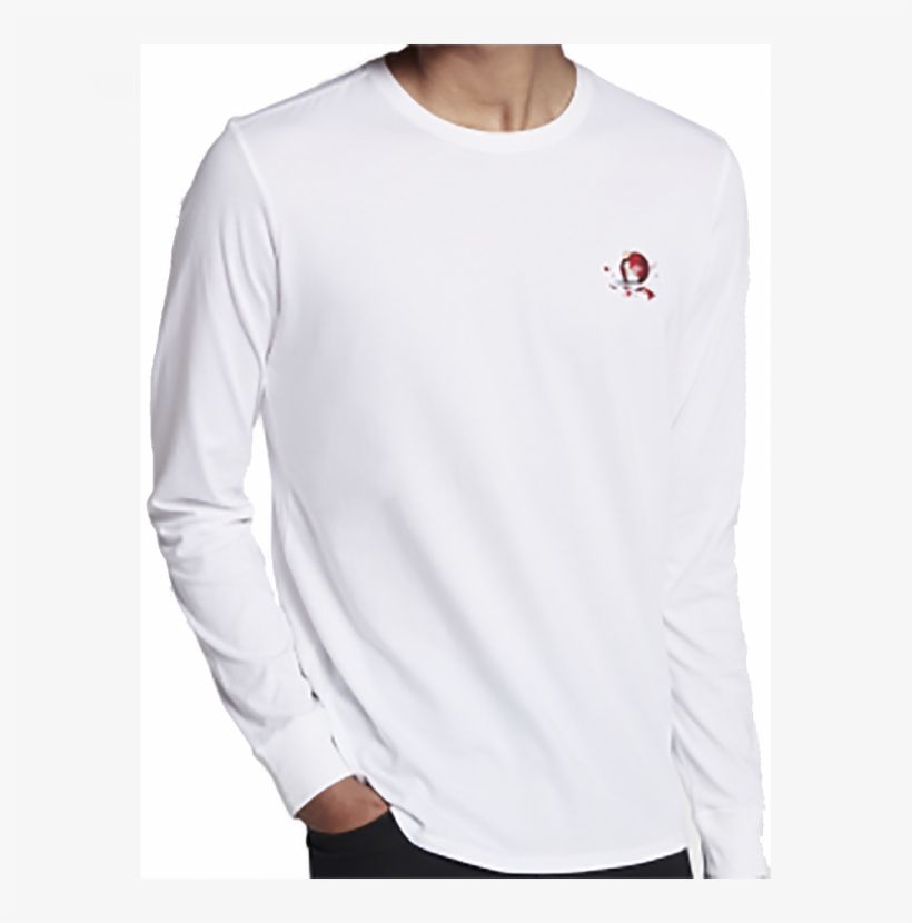 Nike Sb X Concepts Qs White Long Sleeve T Shirt - Long-sleeved T-shirt, transparent png download