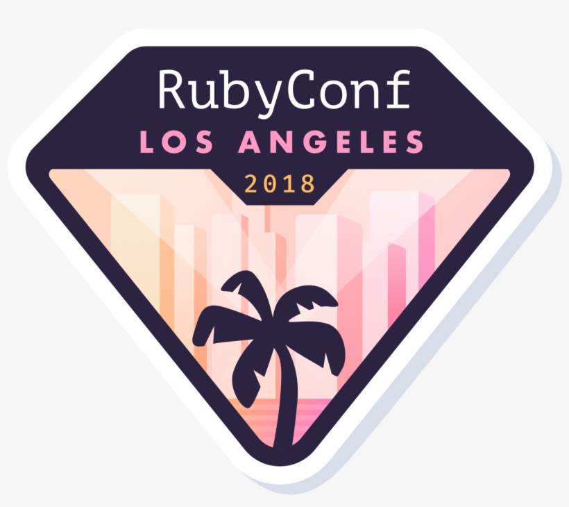 Rubyconf 2018 Logo Original - Rubyconf 2018 Los Angeles, transparent png download