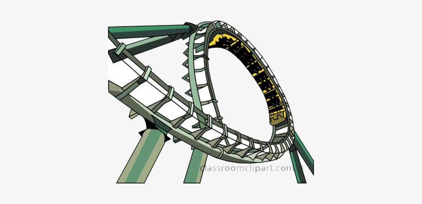 Roller Coaster Png Transparent Images - Roller Coaster Clipart No Background, transparent png download
