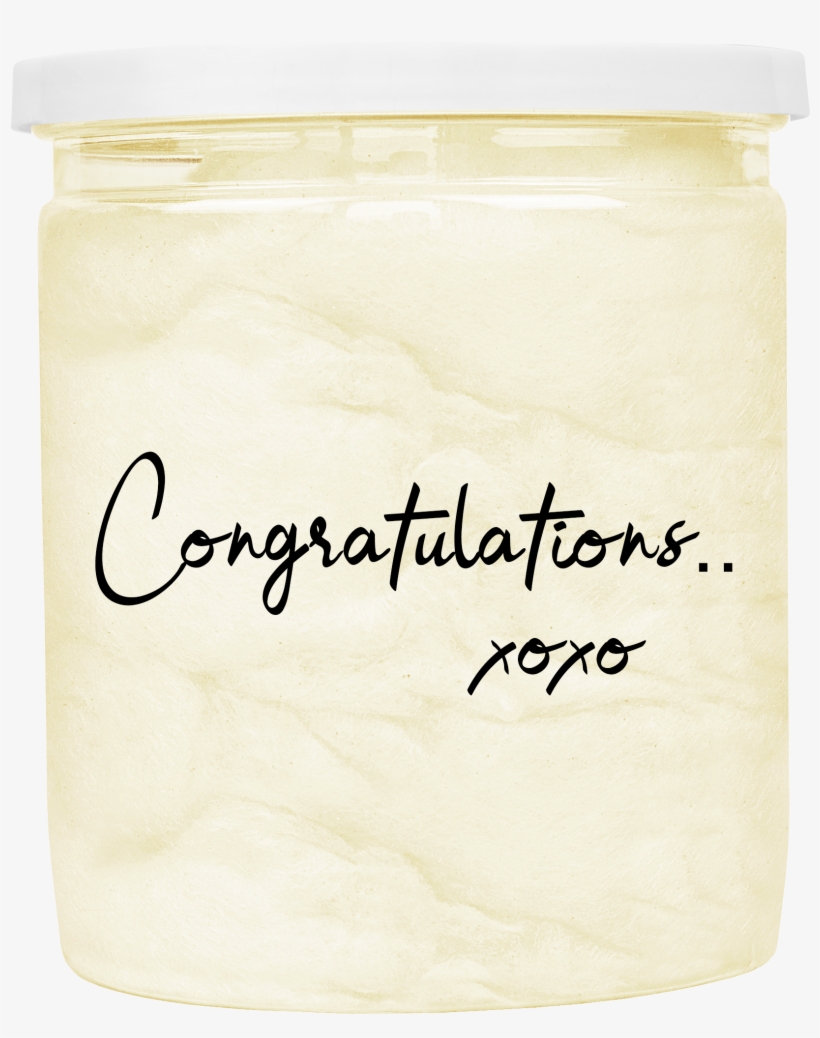 Congratulations Peppermint Candy Flosse - Candle, transparent png download