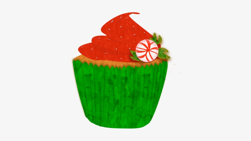Christmas Clip Art By Wisp Stock On - Christmas Cupcakes Clip Art, transparent png download