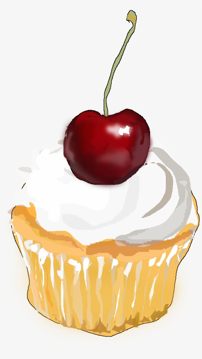 Cupcake Clipart Fruit - Clipart Of Cupcakes Transparent, transparent png download