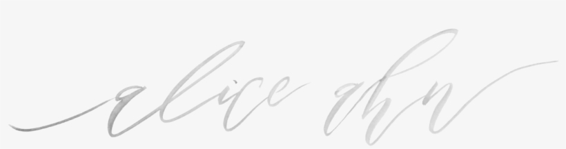 Aliceahn Logo Watercolor - Calligraphy, transparent png download