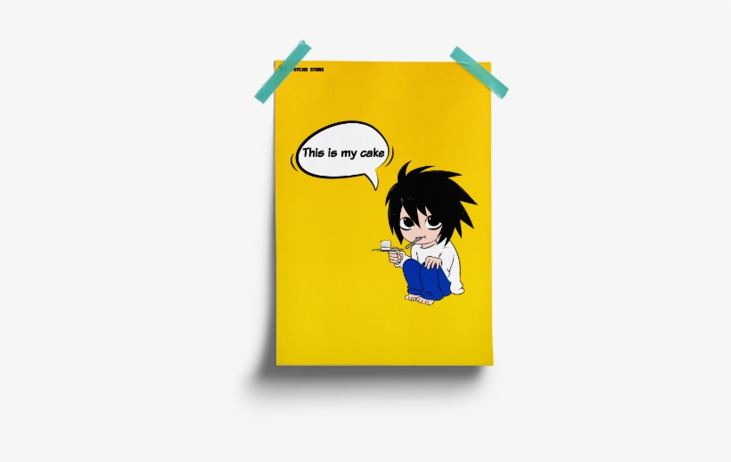 Make Sure You Paste This Death Note Inspired Poster - Marla Singer, transparent png download