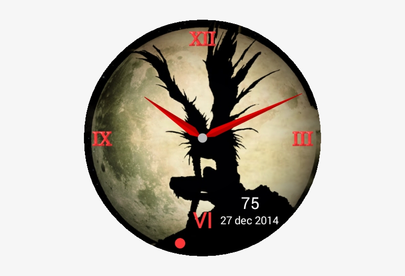 Death Note - Death Note Watch Face, transparent png download