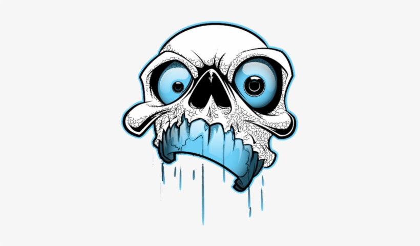 Dripping Skull Psd - 26 Da Norte, transparent png download
