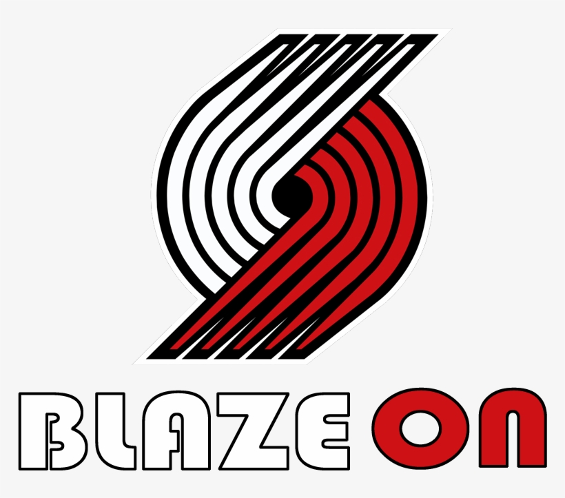 I Dont Like The Font - Portland Trail Blazers Logo 2013, transparent png download