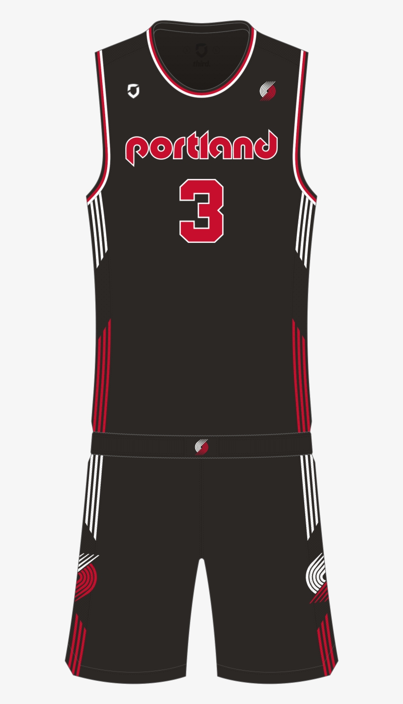 Portland Trail Blazers Away - Clothing, transparent png download