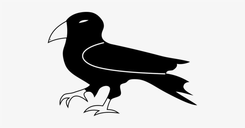 Bird,animals,beak,black - อีกา Coloring, transparent png download