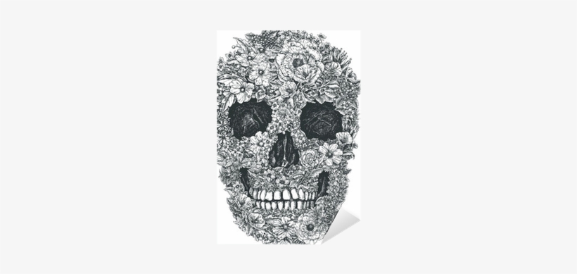 Flower Skull, transparent png download