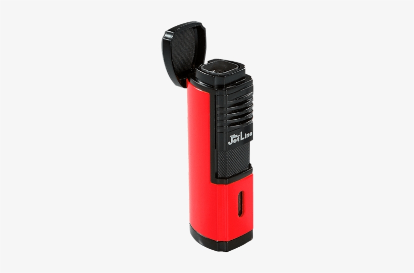 Jetline Villano Quad Torch Lighter Red Garcia Cigars - Lighter, transparent png download