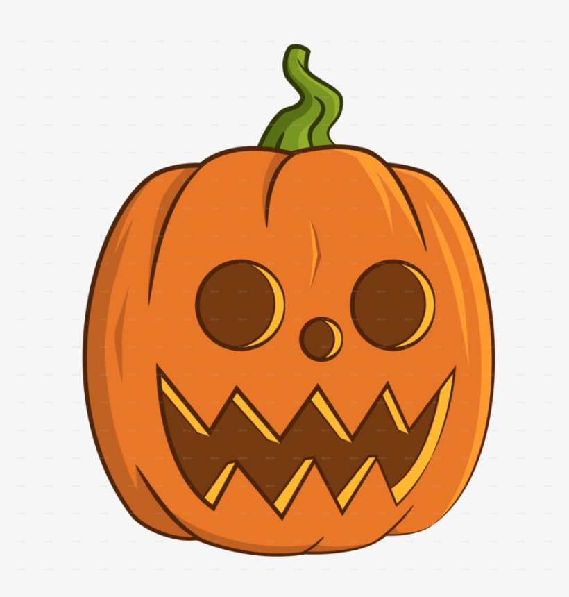 Pumpkin Clipart Jack O' Lantern Calabaza Clip Art - Clipart Of Pumpkin Head, transparent png download