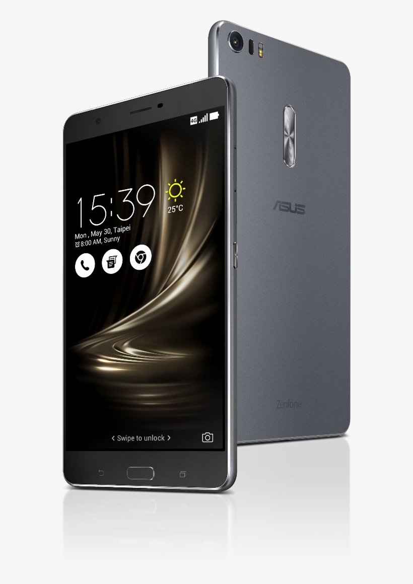 Asus Zenfone 3 Ultra Has A Battery That Not Only Delivers Asus Zenfone 3 Deluxe Black Png Image Transparent Png Free Download On Seekpng
